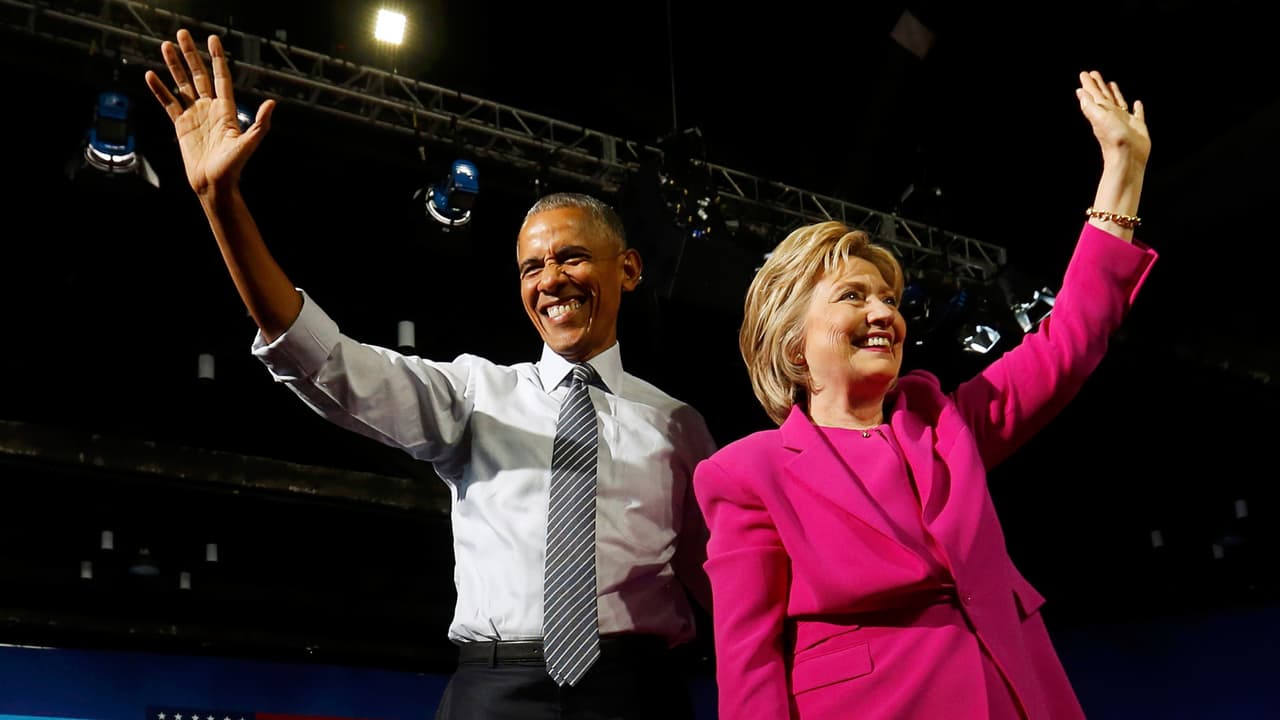 Barack Obama y Hillary Clinton hacen campaña juntos por primera vez