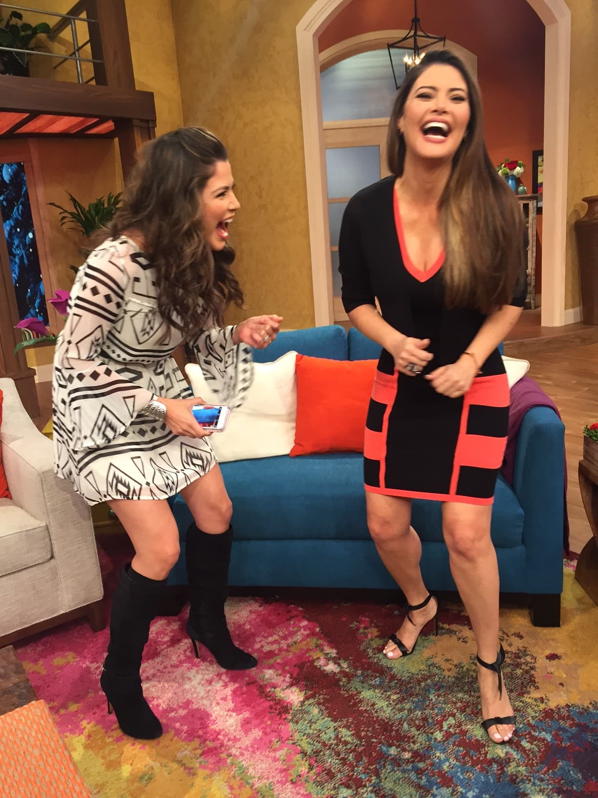 ¡Qué cuenten el chiste! Chiqui irradia buen humor por todos lados.