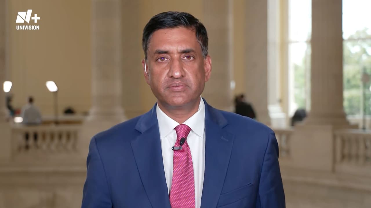 Ro Khanna revela que contempla postularse a la presidencia de Estados Unidos