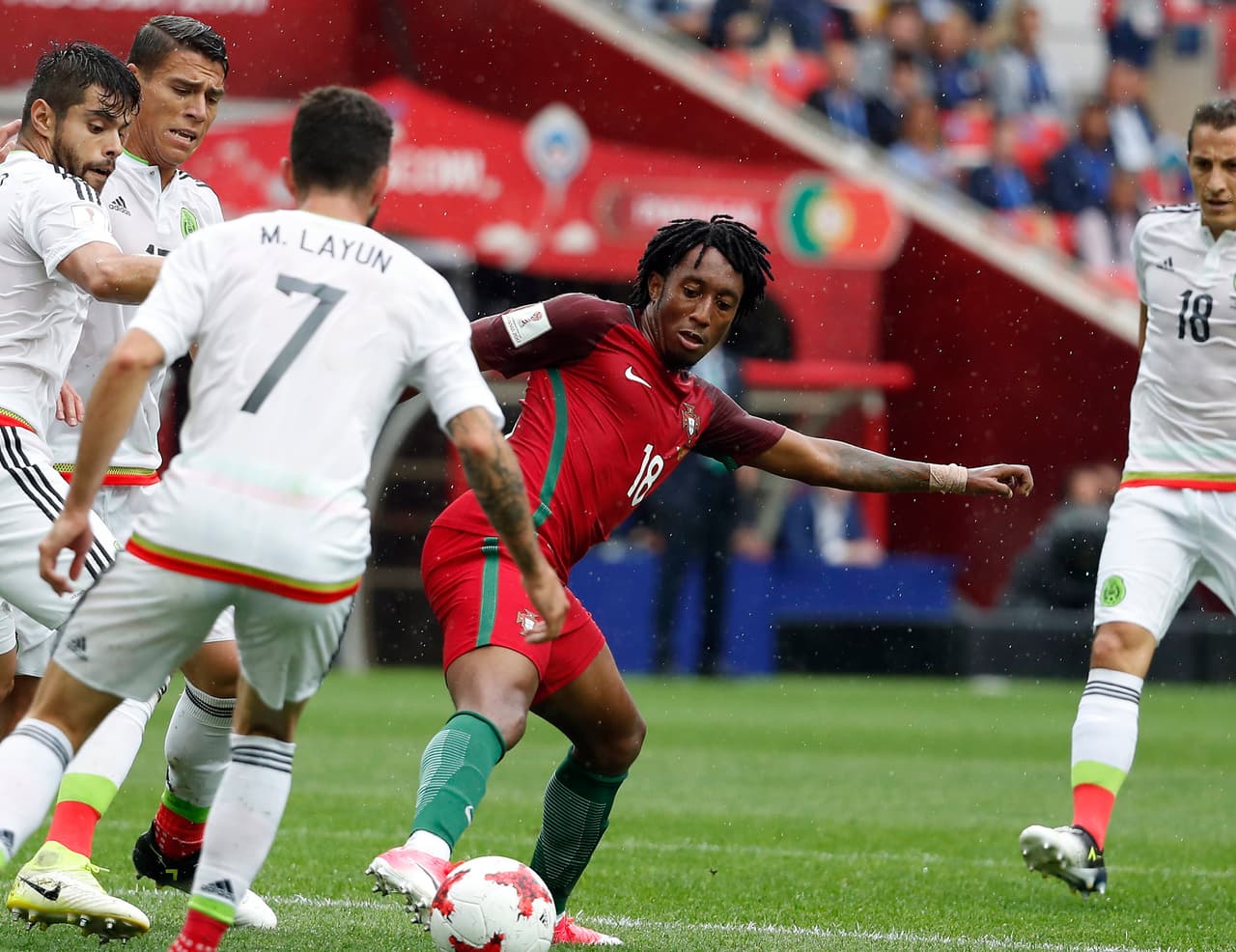 Portugal tuvo la iniciativa en el comienzo del partido por el tercer lugar de la Copa Confederaciones.