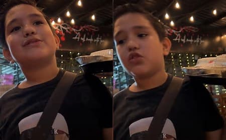 Niño vende pays y se hace viral