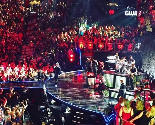 ¡Así lucía el escenario del MGM Garden Arena!