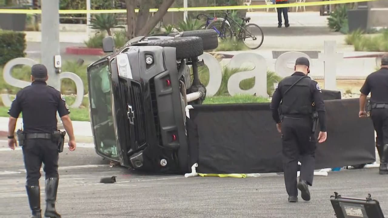 Un muerto, dos heridos y múltiples detenidos: Esto se sabe de la mortal toma de calles en Costa Mesa