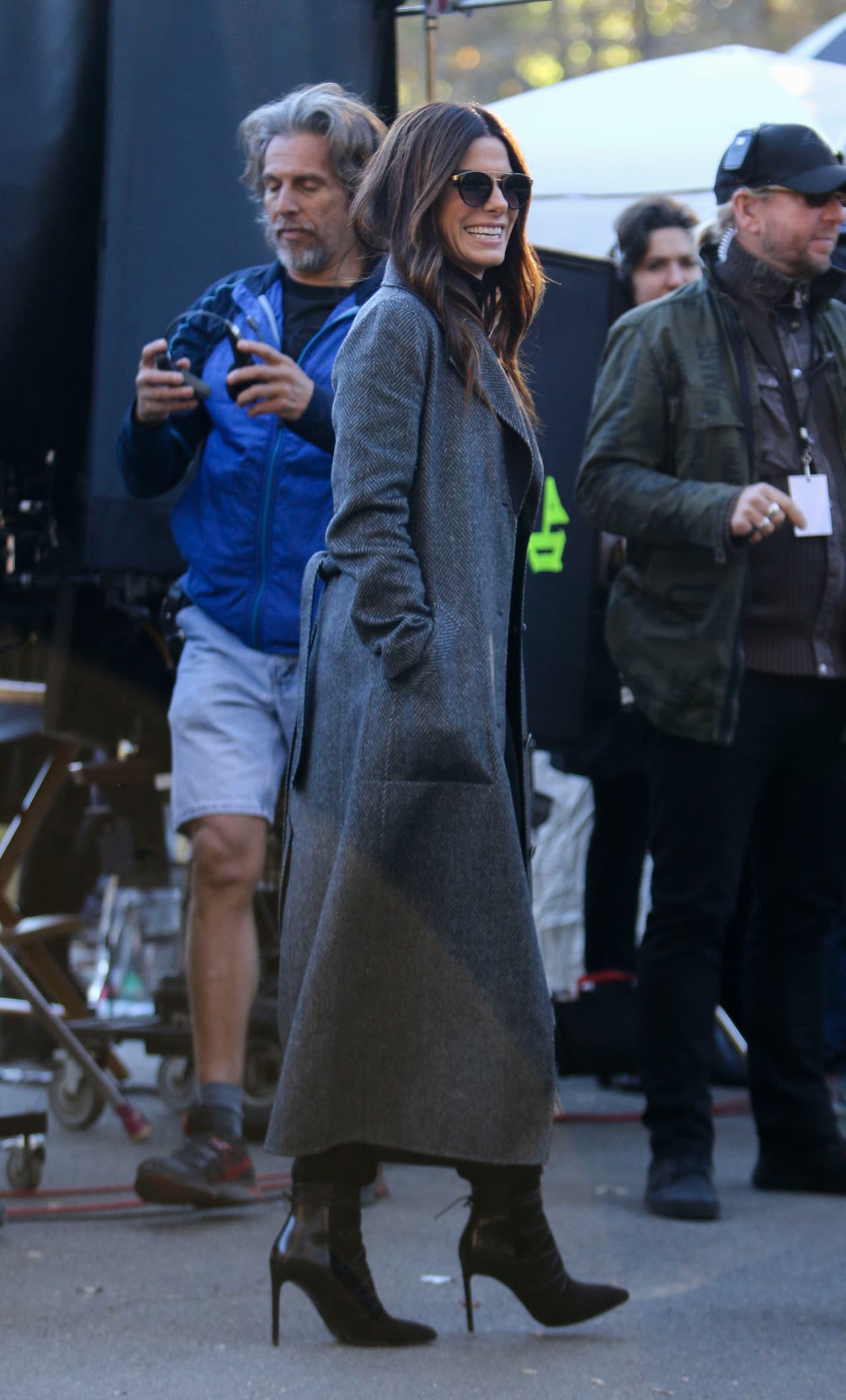 Sandra Bullock también estuvo rodando sus escenas en Nueva York.