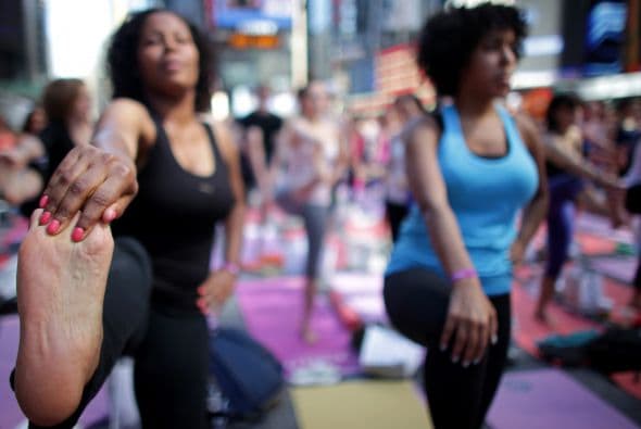 "Me llama la atención la forma en que realmente es posible en el medio de todo este ajetreo de conseguirse en un estado diferente de la mente", dijeron algunos de los presentes.