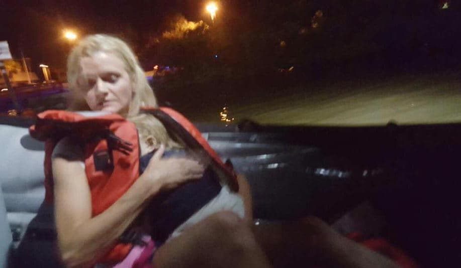 Imagen de la familia rescatada difundida por la policía de Cocoa (Florida).