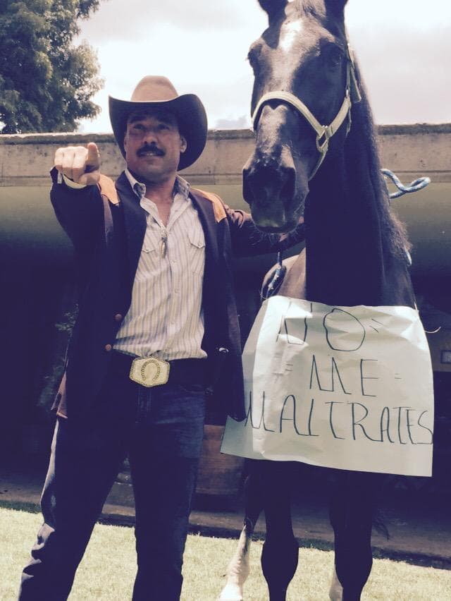"Es un gran compañero y yo estoy muy contenta de estar con él", detalló la actriz.