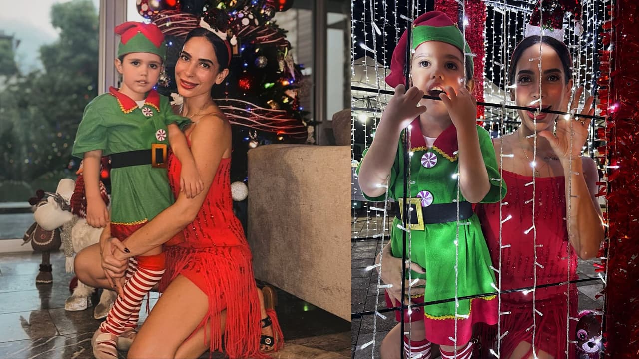 Estela Calderón y su hija Emilia.