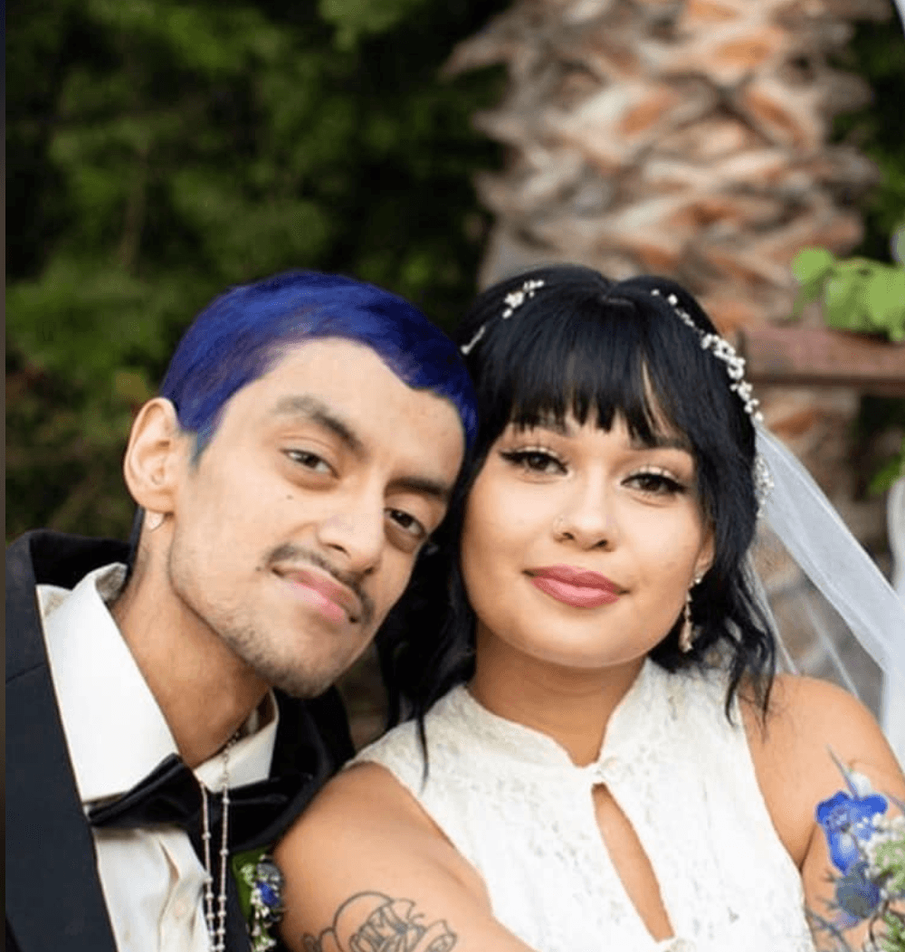 Kristina Hill, una joven de 19 años de edad, le concedió un último deseo a su novio, Jonothon Bustamante, gravemente enfermo de cáncer: casarse con él antes de morir.