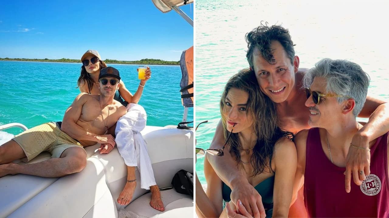 Silvia Navarro y su supuesta nueva pareja Fabricio Mercado.