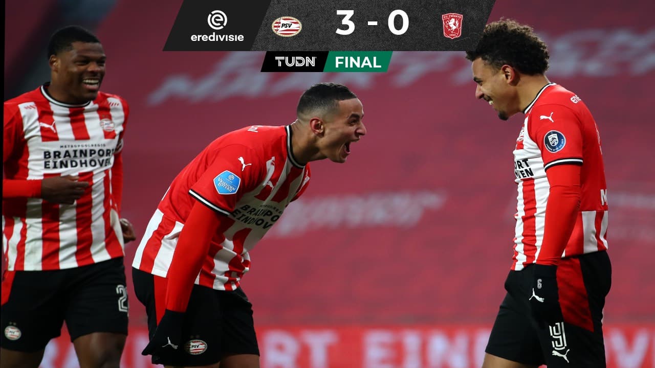 PSV vuelve al camino del triunfo y vence con autoridad al Twente