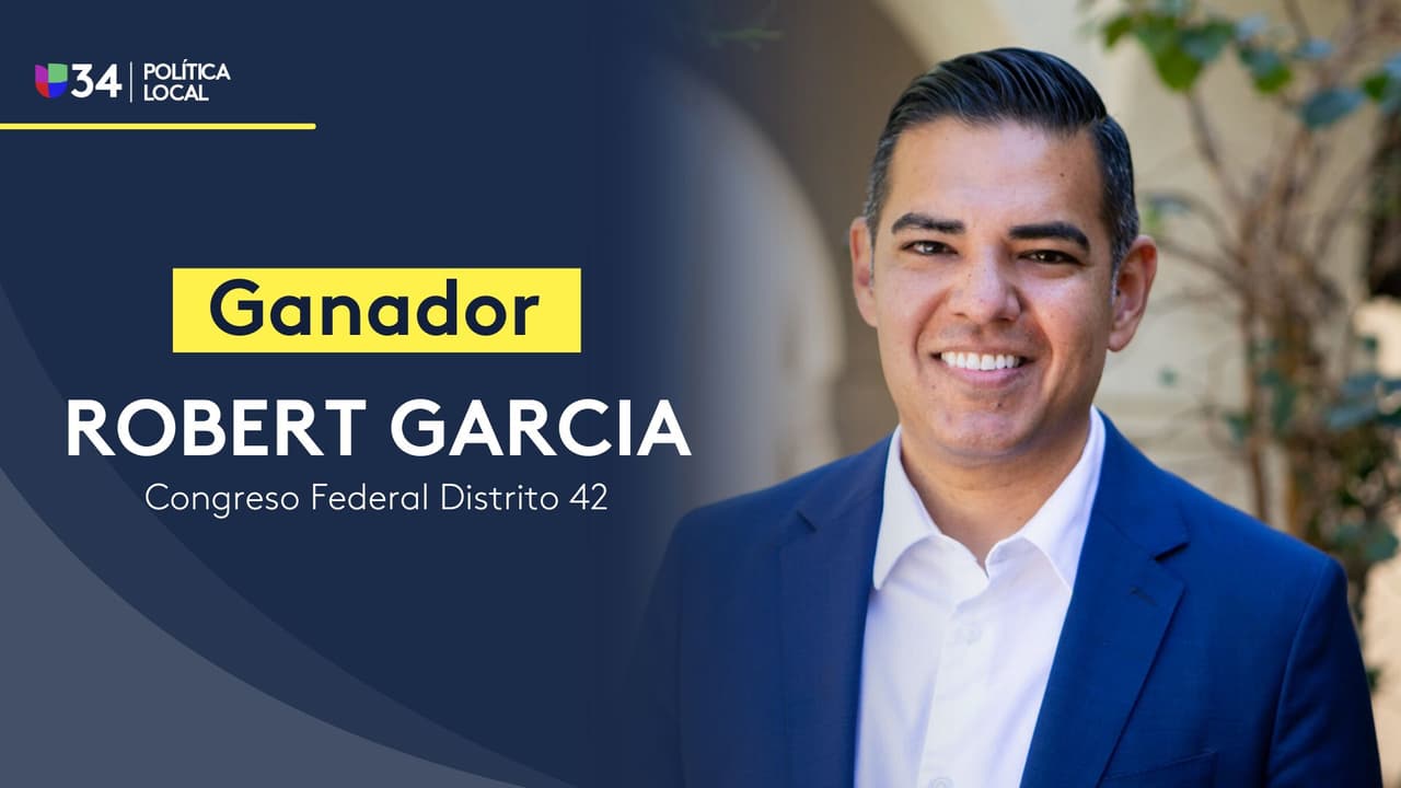 Robert García se proyecta como ganador del Distrito 42 del Congreso de Estados Unidos