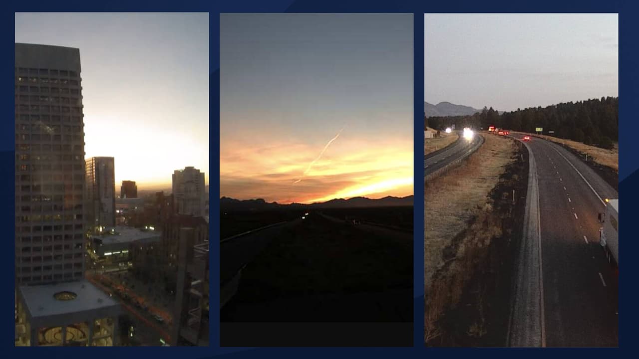 Arizona: nublados ligeros y temperaturas en los mediados 70ºF