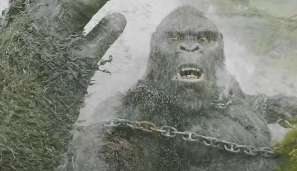 Kong atrapado en cadenas