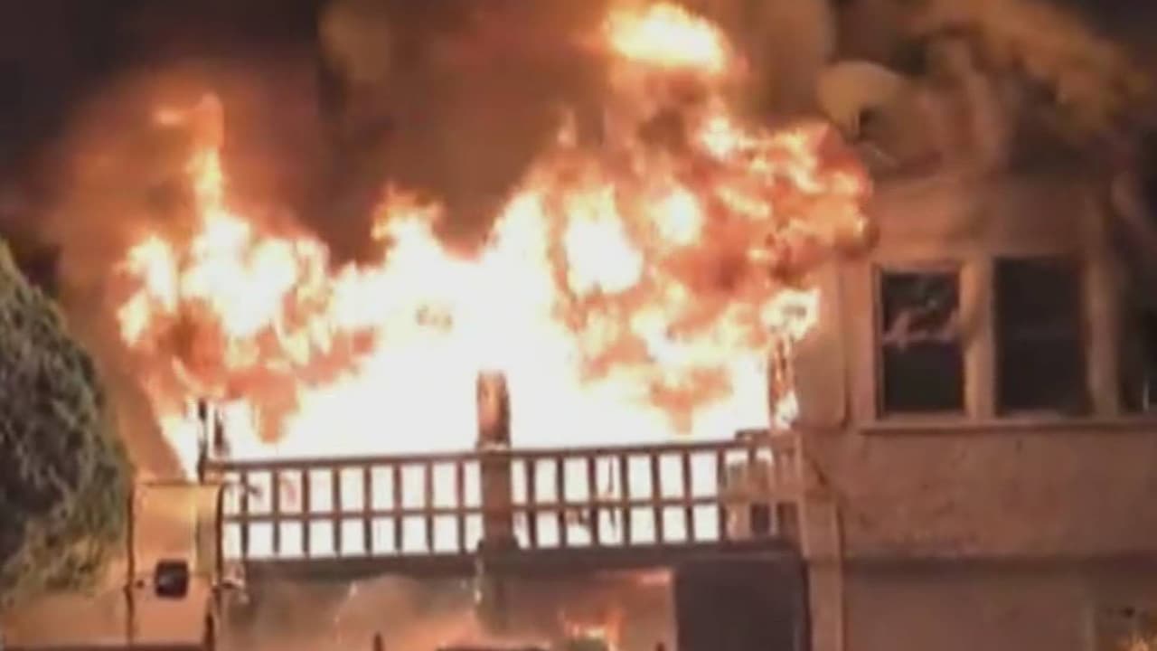 Familia mexicana escapa de casa en llamas en Mount Vernon