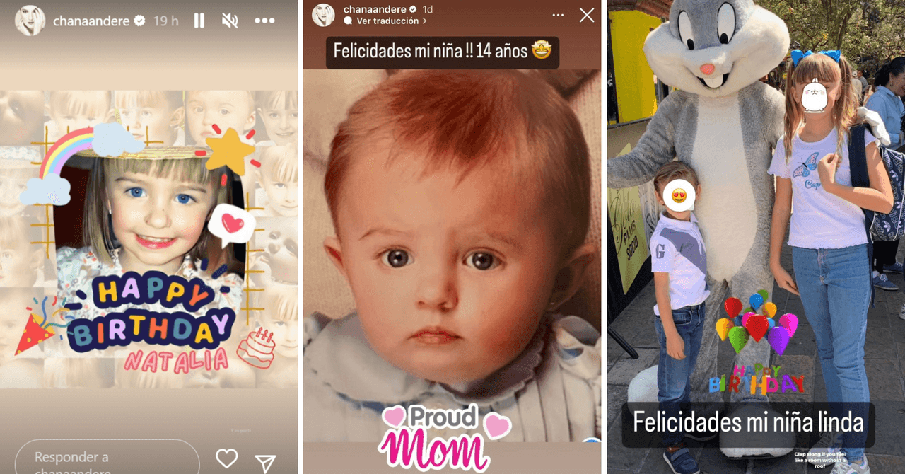 Así celebró Chantal Andere el cumpleaños 14 de su hija