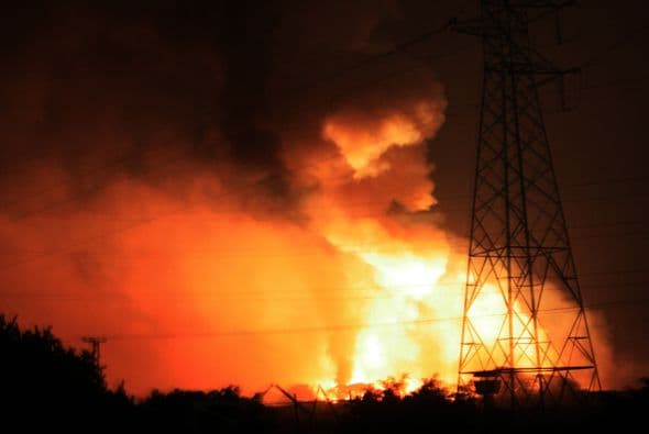 Un incendio en un depósito de municiones de la fuerza armada, ubicado en la ciudad de Maracay, provocó explosiones que dejaron como saldo una víctima.