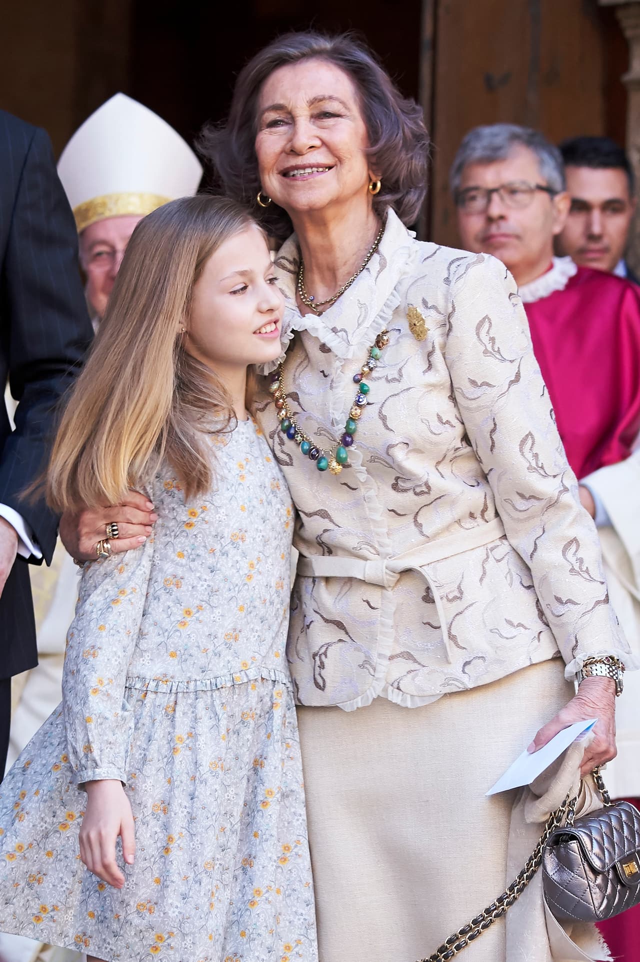 <b>En abril pasado, la misa de pascuas terminó en escándalo</b>, luego que Leonor manoteara a su abuela y a su madre.