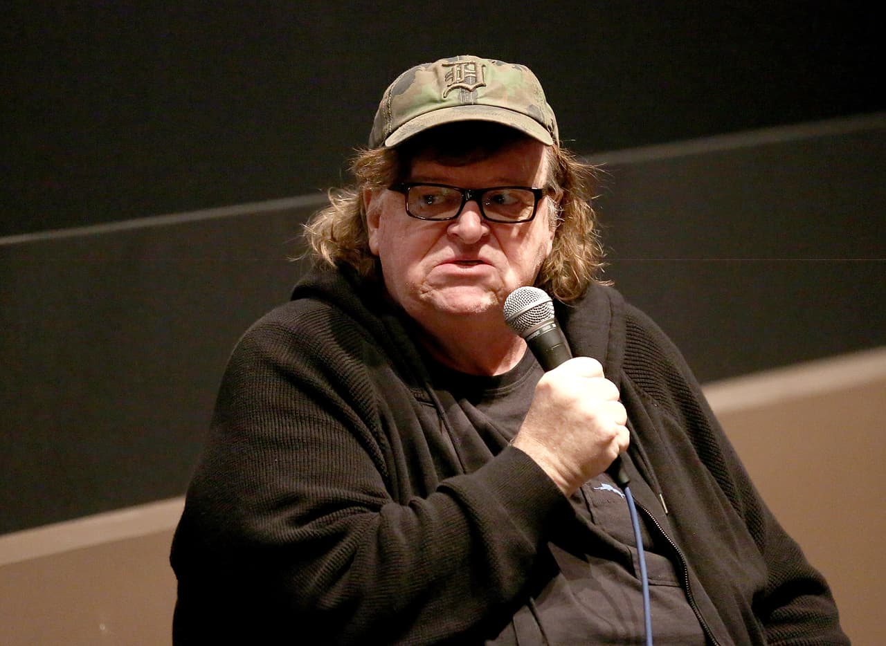 El director Michael Moore en Festival de Cine de Nueva York en octubre de 2015.
