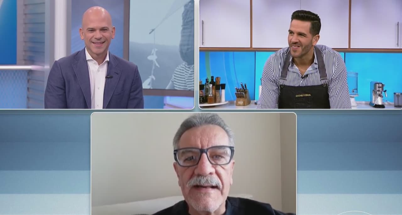 El chef Yisus no ocultó su felicidad al escuchar y ver a su papá inesperadamente.