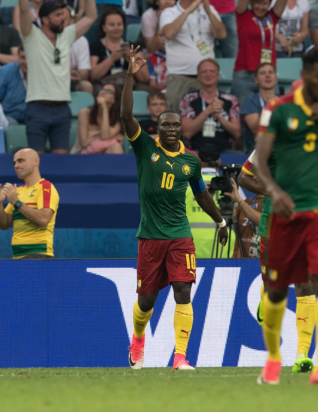 Vincent Paté Aboubakar (Camerún): un gol ante Alemania.