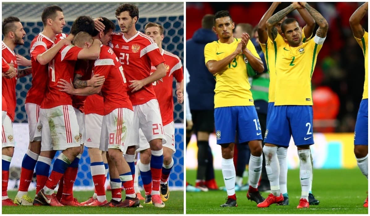 Rusia Vs. Brasil - Estadio Luzhniki
