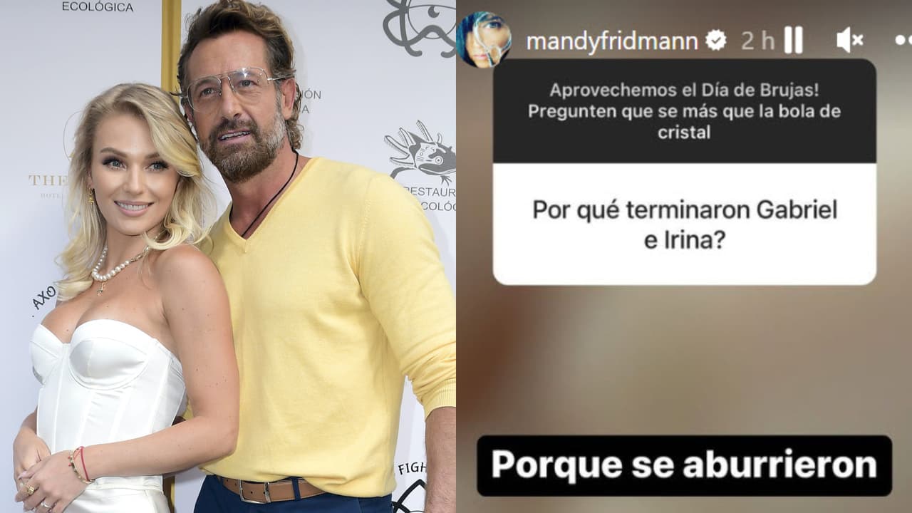 La periodista Mandy Fridmann afirma que Gabriel Soto e Irina Baeva se "aburrieron" como pareja.