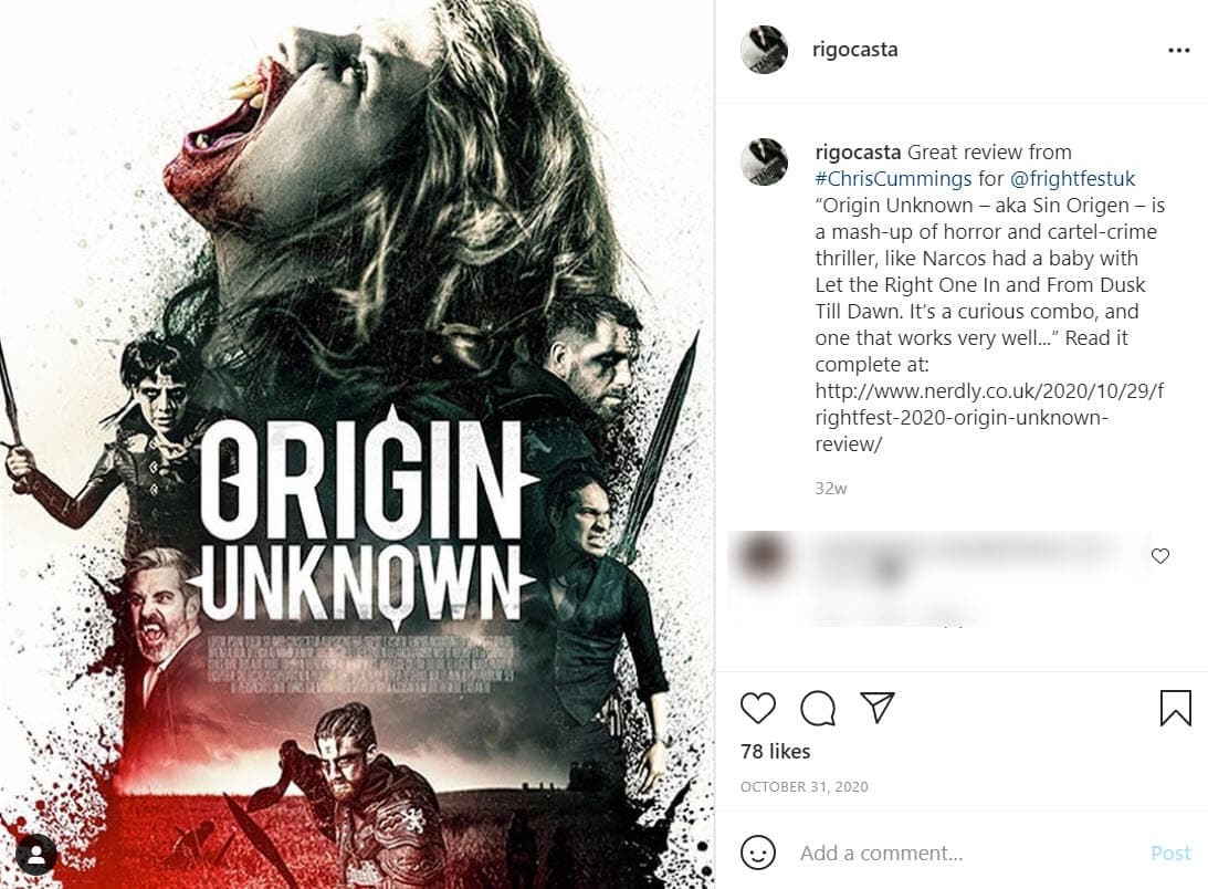 Rigoberto Castañeda es director y productor de cine y televisión en México. Algunas de sus películas son 'Km 31', 'Sin origen' y 'Narcos vs. Zombies', solo por mencionar algunas.
<br>