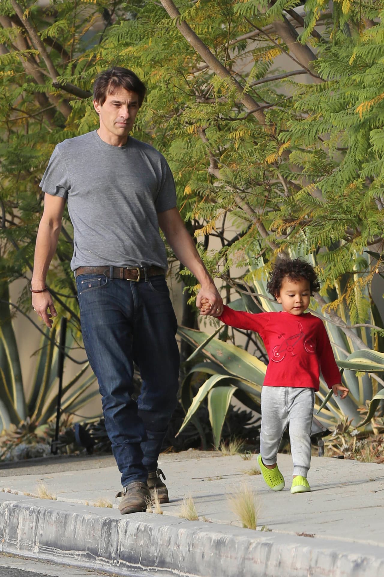 Ambos dieron un largo paseo por las calles de California.