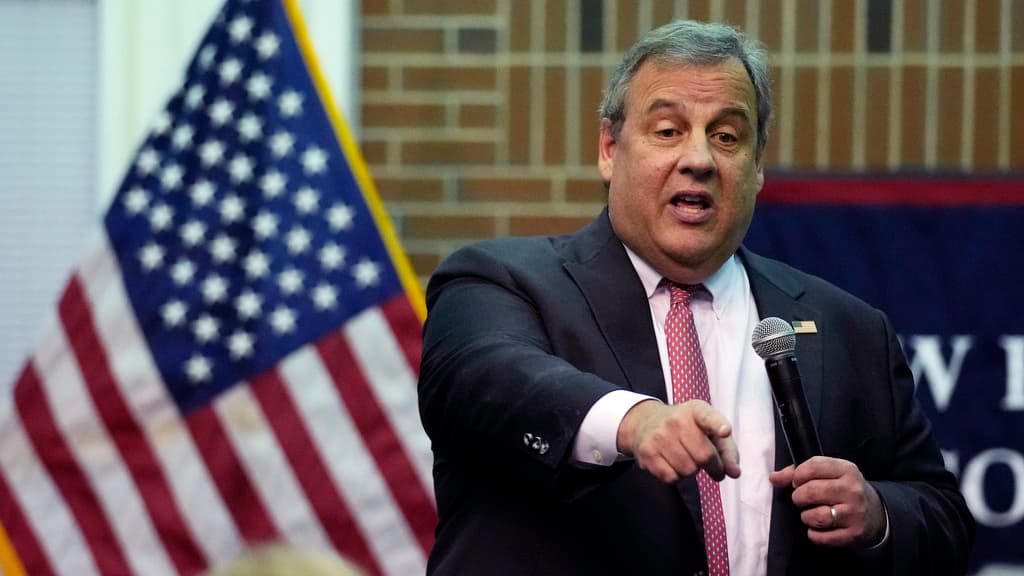 El exgobernador de Nueva Jersey, Chris Christie, presenta su candidatura a las primarias republicanas para 2024