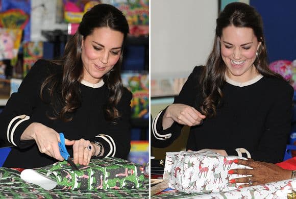 La duquesa se convirtió en ayudante de Santa en Nueva York.