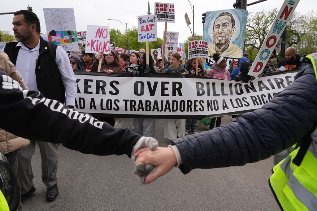 Manifestaciones y boicots en EEUU contra las políticas de Trump en la protesta 'May Day Strong'