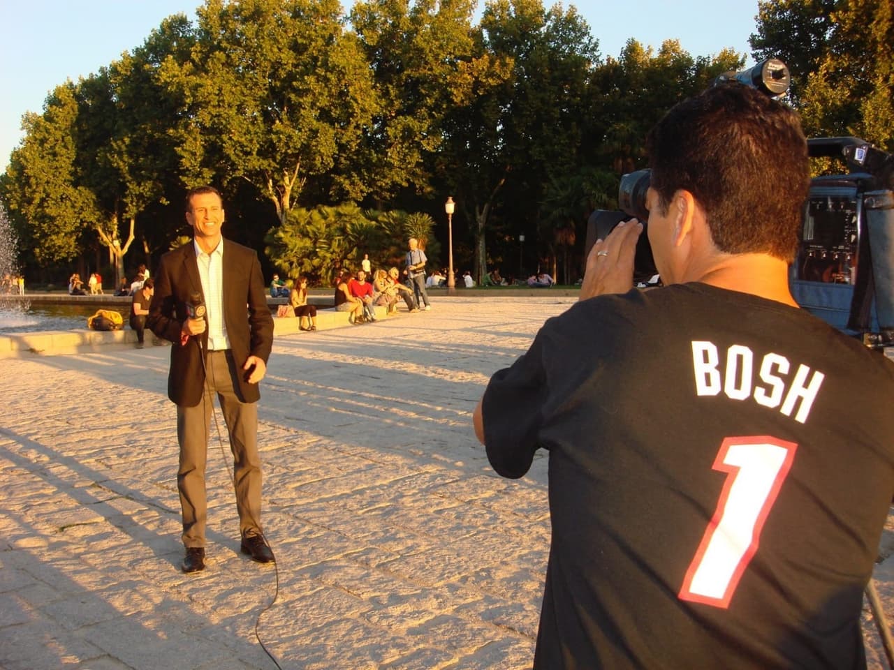 No todo el trabajo de Félix ha sido en estudio y en lugares cerrados sino también en coberturas y en espacios abiertos.