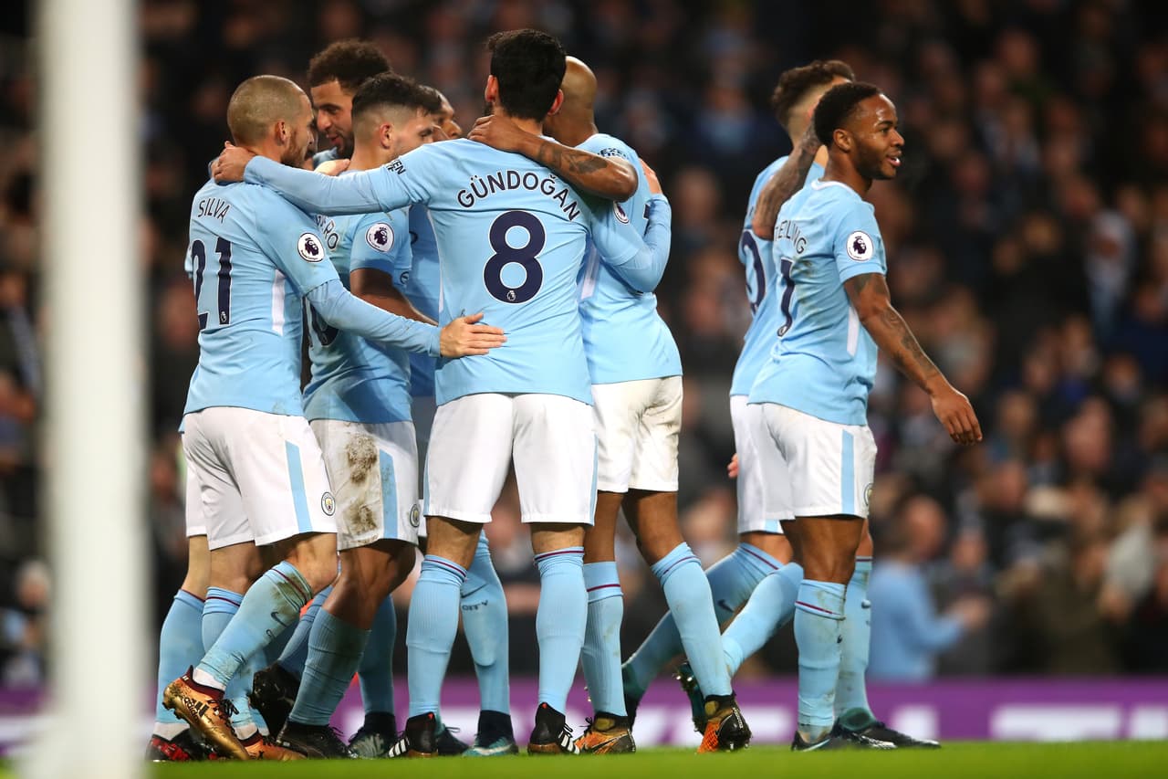 Manchester City aplastó al Bournemouth y llegó a 16 triunfos consecutivos