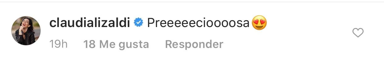 La foto que Jerónimo le tomó a Ana Bárbara, incluso, fue elogiada por la conductora y empresaria mexicana 
<b><a href="https://www.univision.com/temas/claudia-lizaldi" target="_blank">Claudia Lizaldi</a></b>, quien le escribió: "Preciosa".