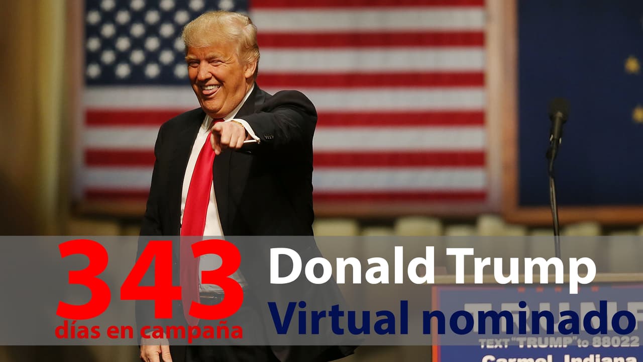 El último candidato en pie, Donald Trump. Antisistema, antipolítica, antiinmigrantes, antimedios, usó una estrategia de confrontación subestimada por muchos. Un probable escenario electoral contra Hillary Clinton presagia una campaña agresiva, intensa y polarizada.