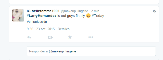 En redes sociales el anuncio de la salida de Larry de la cárcel fue celebrado por los seguidores.