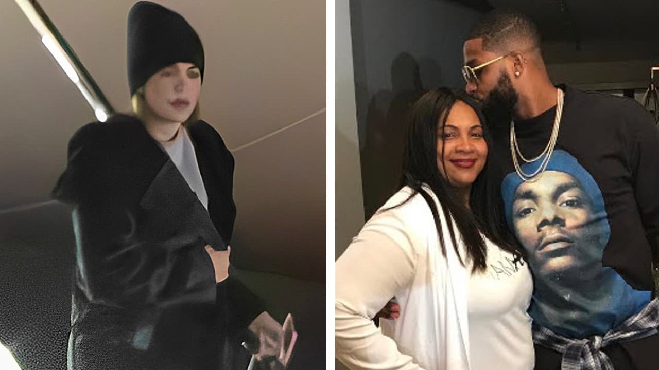 Khloé Kardashian llega a Toronto junto a Tristan Thompson para despedir a su exsuegra: fotos