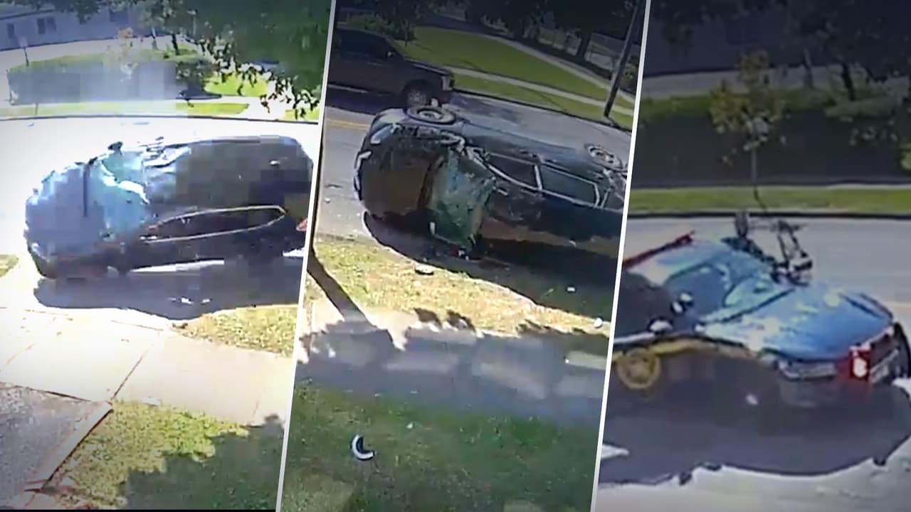 Video capta el momento de persecución policial que termina en aparatosa volcadura 