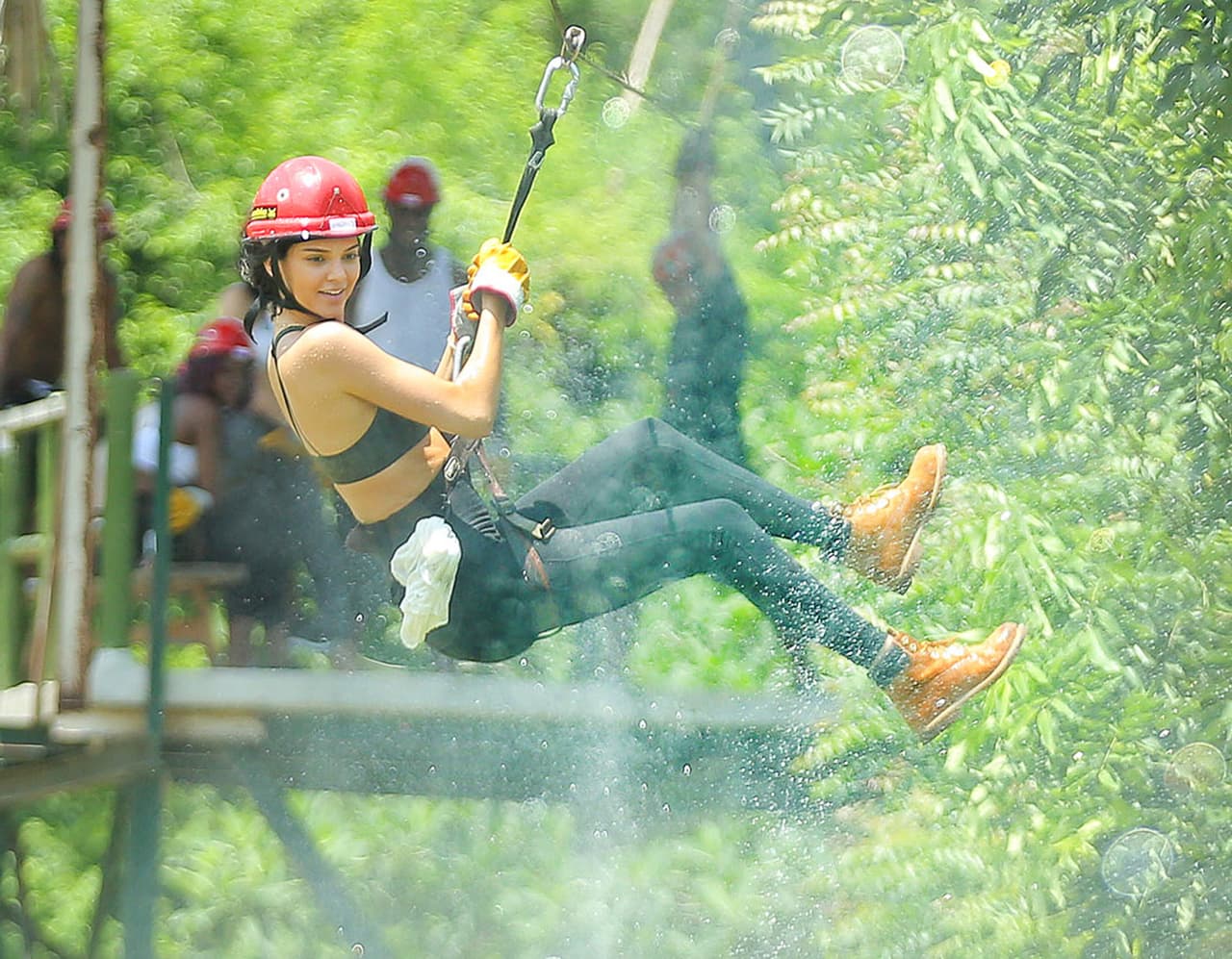 Kendall Jenner disfrutó de sus vacaciones.