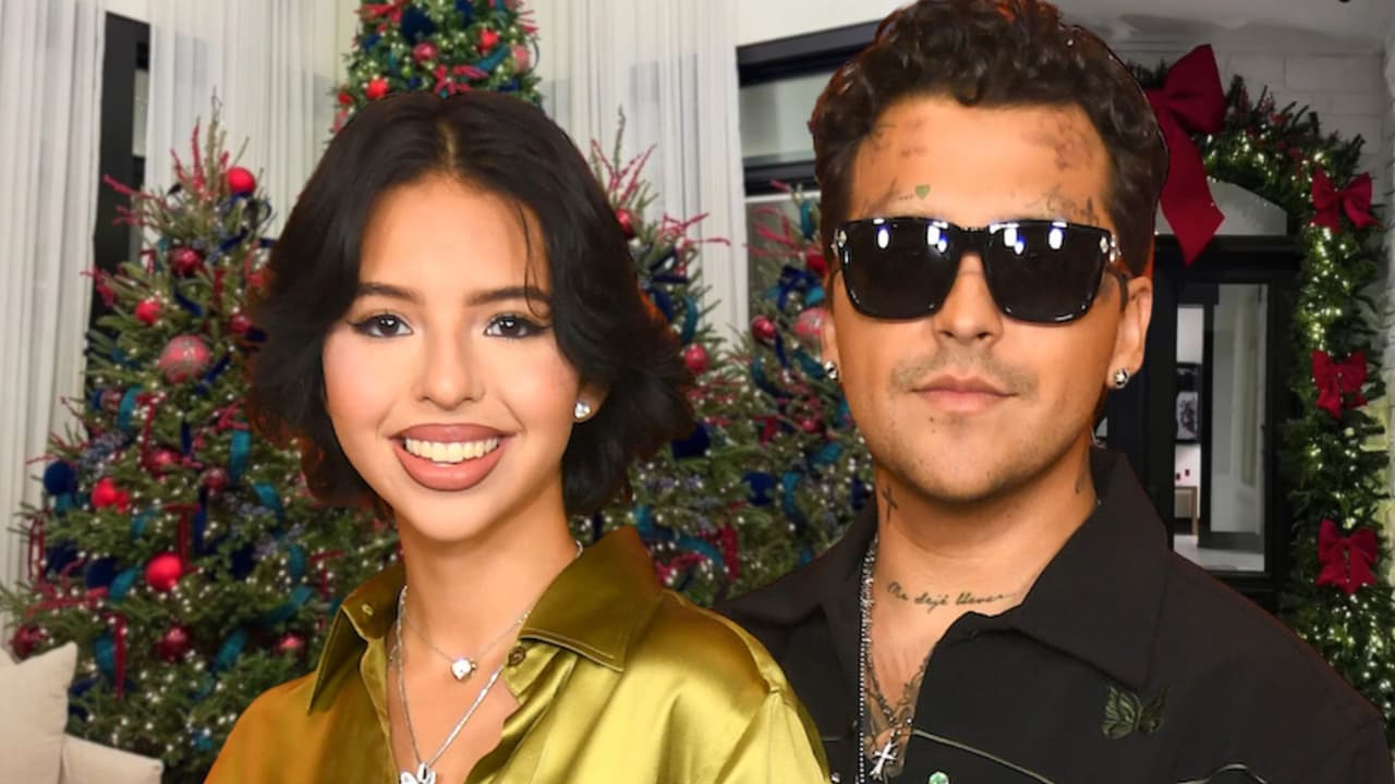 Ángela Aguilar presume la lujosa decoración navideña de su hogar con Nodal