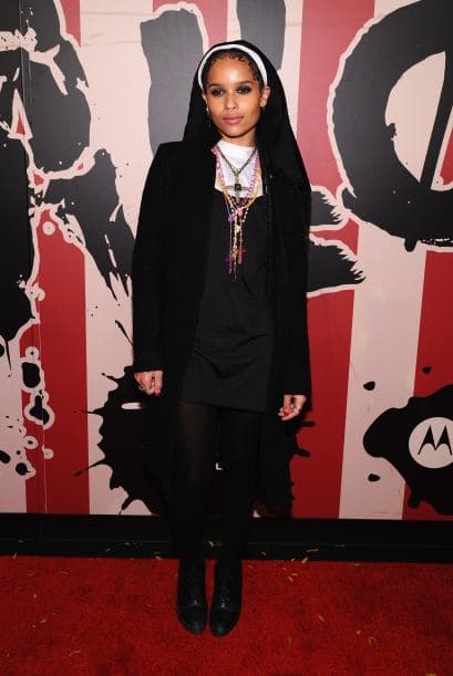 Zoe Kravitz fue de una inocente monja.