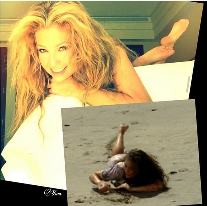 A pesar del glamour y la fama, Thalia no olvida su esencia de 'Mari Mar'.