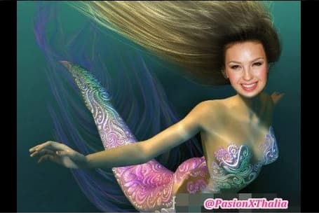 Se nota que este sueño la vuelve feliz.