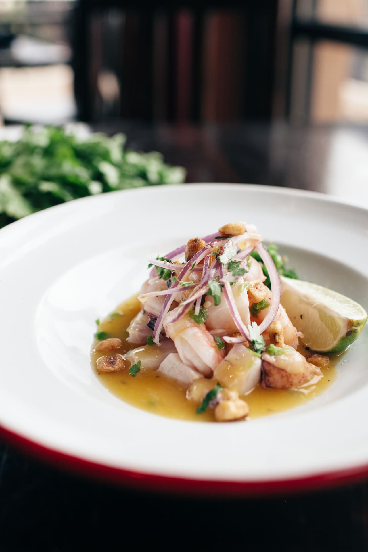 Ceviche de camarón