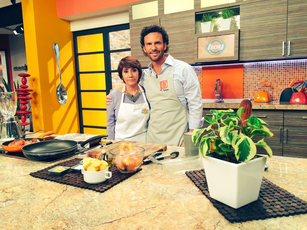 El Chef Oropeza compartió sus deliciosas recetas con el público invitado.