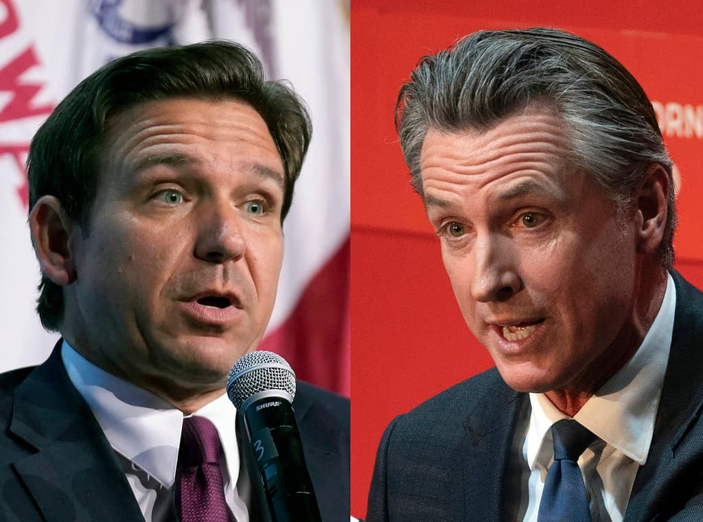 "Ninguno de los dos será el candidato para 2024": 5 momentos clave del inusual debate entre Ron DeSantis y Gavin Newsom