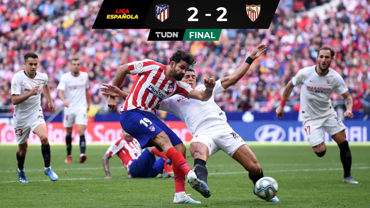 Sin Herrera, Atlético de Madrid empata ante el Sevilla