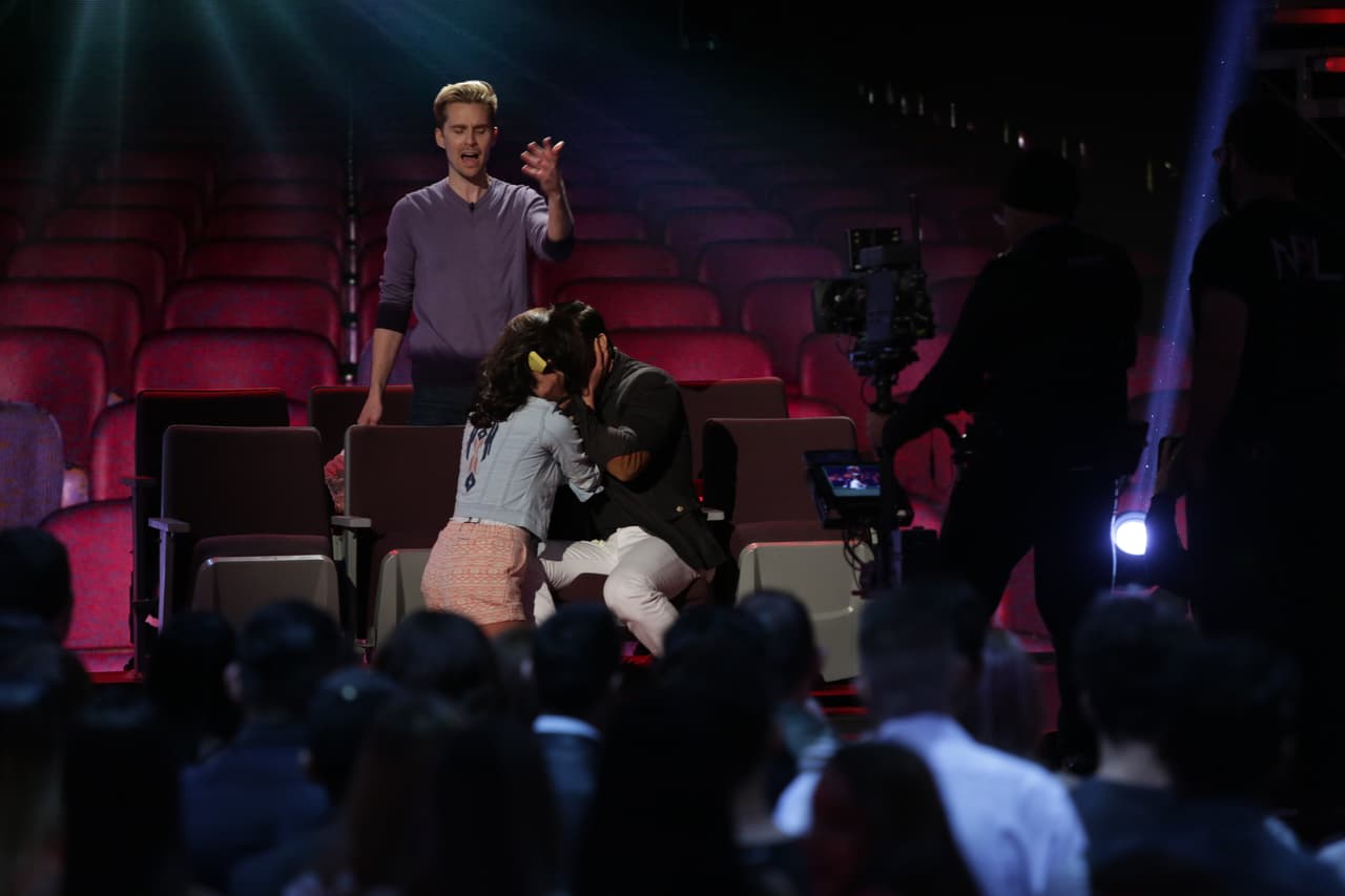 Pedro Moreno, Diego Olivera y Julián Gil regalaron a las chicas una clase de intensiva para conseguir dar los mejores besos de telenovelas.