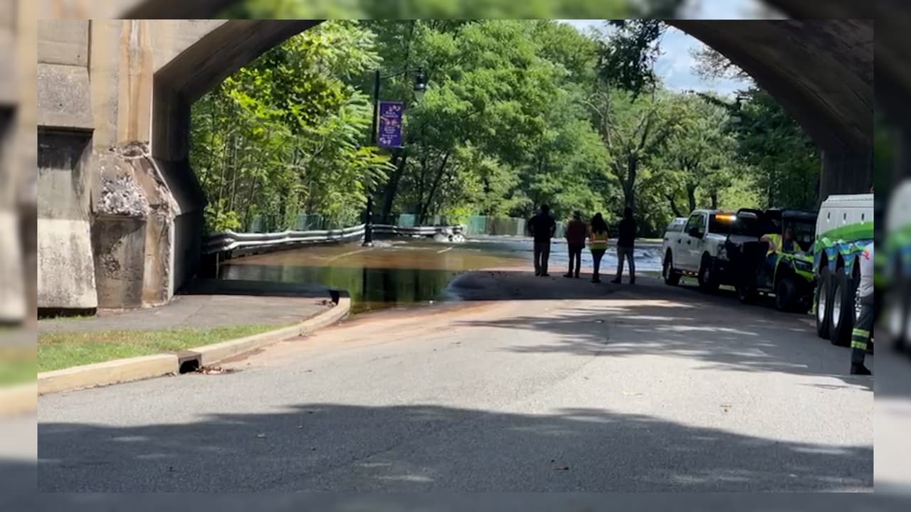 Equipos trabajan para restaurar servicio de agua tras ruptura en tubería en Nueva Jersey 
